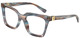 Striped Blue / Clear