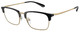 Shiny Blk / Matte Pale Gold / Clear