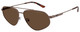 Matte Bronze / Dark Brown