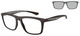 Matte Brown / Clear