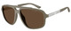 Matte Beige / Dark Brown