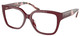 Dark Red Transparent / Clear