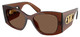 Brown Transparent / Brown Solid
