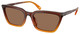 Amber Gradient / Brown Solid