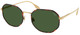 Semishiny Gold / Bottle Green