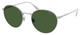 Brushed Silver / Bottle Green