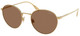 Shiny Gold / Dark Brown