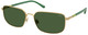 Semishiny Pale Gold / Bottle Green