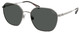 Brushed Gunmetal Metal / Dark Grey