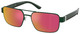 Shiny Dark Green / Orange Mirror Red