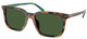 Shiny Red Havana / Bottle Green