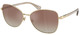 Pale Gold / Brown Gradient Mirror