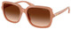 Shiny Milky Peach / Brown Gradient