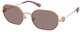 Lt Rose Gold / Lt Brown Purple Mirr