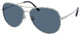 Silver / Navy Blue
