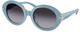 Milky Light Blue / Grey Gradient
