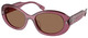 Berry Transparent / Dark Brown