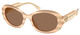 Nude Stripe / Dark Brown
