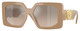 Beige / Brown Grad Grey Mirror Silve
