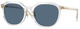 Transparent Grey / Dark Blue