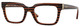 Striped Brown Havana / Clear