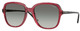 Transparent Cherry / Gradient Grey