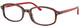 Transpt Shade Fantasy Red / Clear