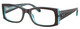 Brown On Transpt Blue / Clear