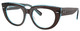 Brown On Transparent Blue / Clear