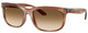 Striped Brown / Clear Grad Brown