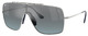 Silver / Blue Mirror Grad Silver