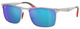 Silver / Blue