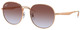 Rose Gold / Light Blue & Violet