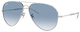 Silver / Clear & Blue
