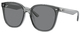 Transparent Grey / Dark Brown