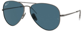 Gunmetal / Blue