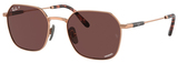 Light Brown / Dark Violet