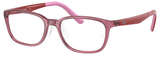 Dark Transparent Pink / Clear