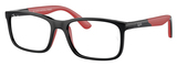 Black On Red / Clear