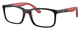 Black On Red / Clear