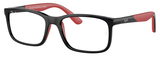 Black On Red / Clear