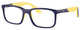 Dark Blue On Yellow / Clear