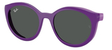 Purple On Violet / Dark Grey / Clear