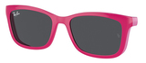 Pink On Red / Dk Grey / Clear