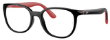 Black On Red / Clear