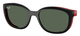 Blk On Rubber Red / Dk Green / Clear