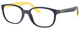 Dark Blue On Yellow / Clear