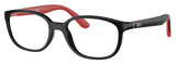 Black On Red / Clear