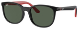 Black On Red / Dark Green