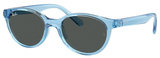 Transparent Blue / Dark Grey